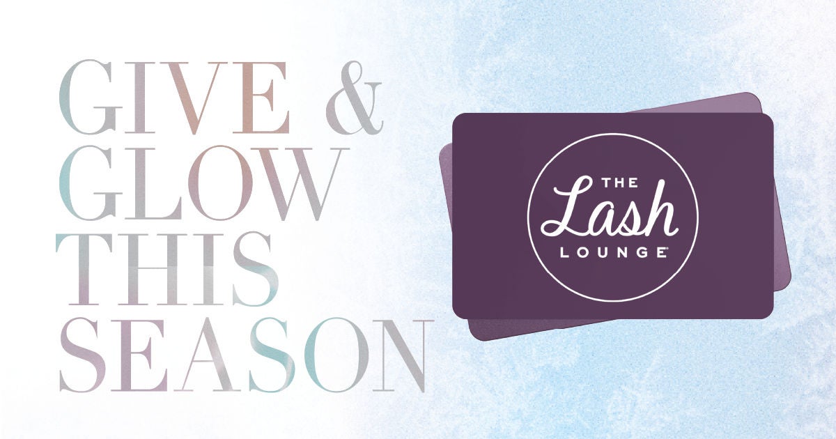 graphic of a Lash Lounge gift card